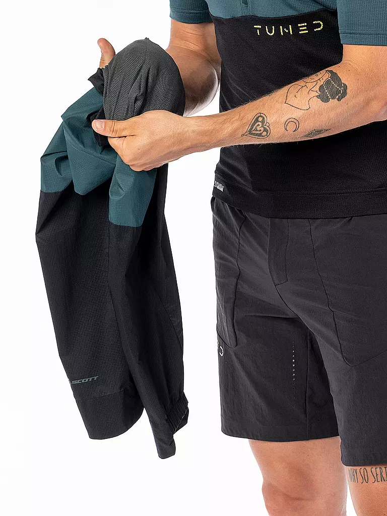 SCOTT | Herren Radjacke Tuned Anorak WB | Verde oscuro