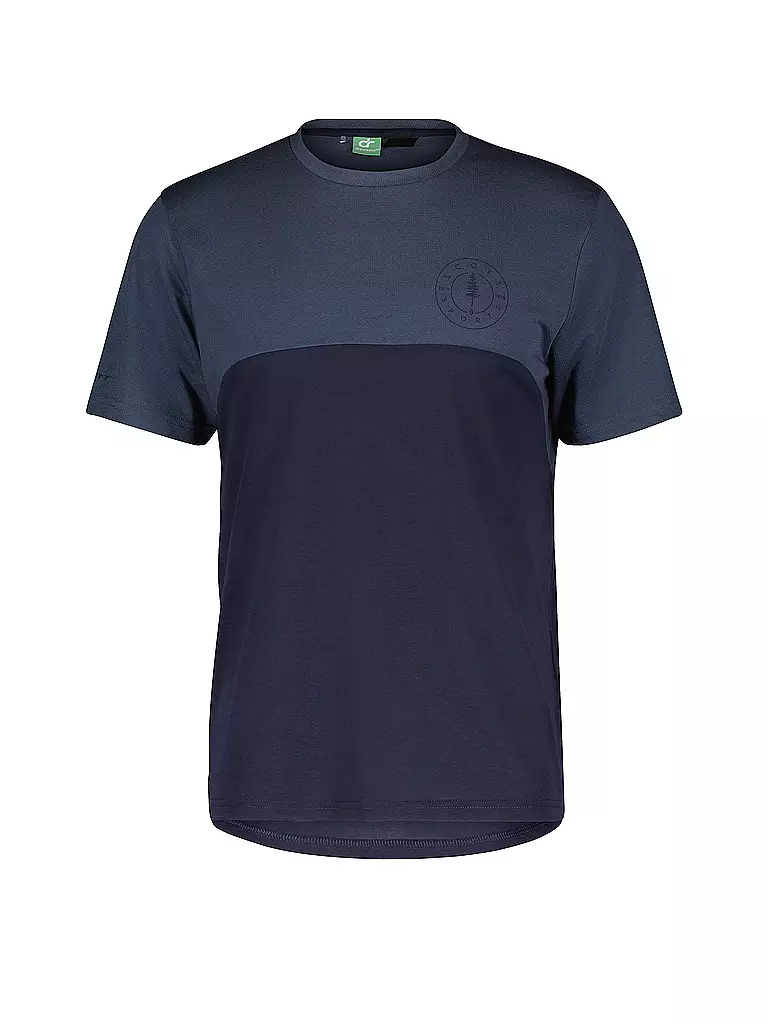 SCOTT | Herren Radshirt Trail Flow DRI SS | Azul oscuro