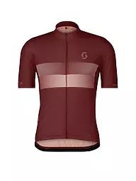 SCOTT | Herren Radtrikot RC Team 10 SS | Rojo oscuro