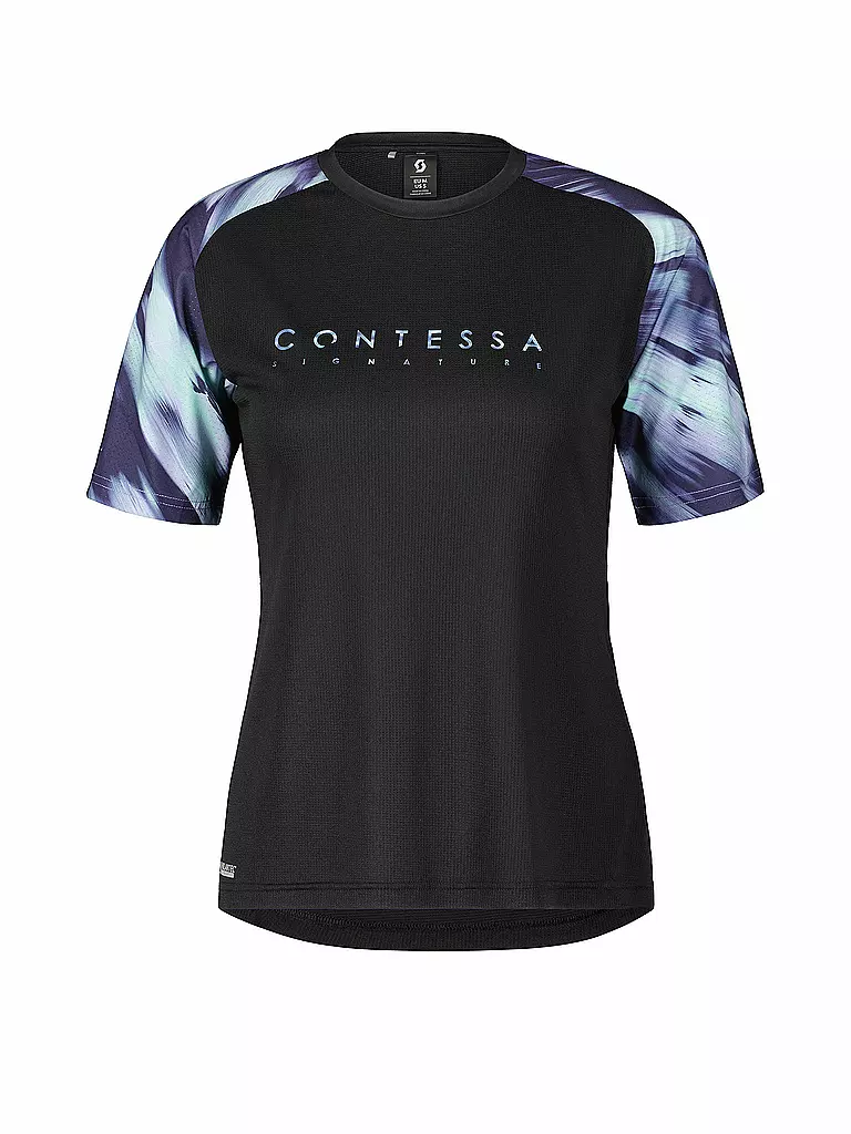 SCOTT | Maillot de ciclismo para mujer Trail Contessa Sign. SS | Negro