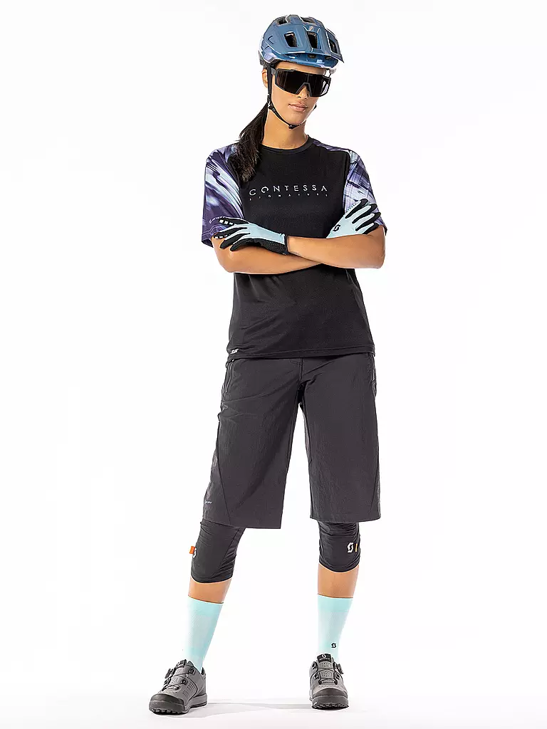 SCOTT | Maillot de ciclismo para mujer Trail Contessa Sign. SS | Negro