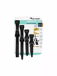 SEA TO SUMMIT | Sistema de fijación multifunción Stretch-Loc TPU (paquete de 4) | Gris