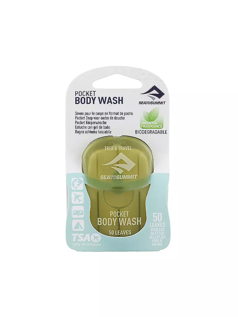 SEA TO SUMMIT | Trek & Travel Pocket Body Wash 50 hojas | Sin color