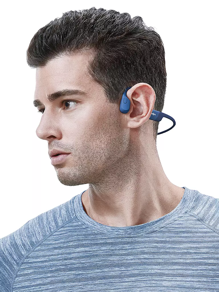 SHOKZ | Auriculares deportivos OpenRun USB-C | Azul