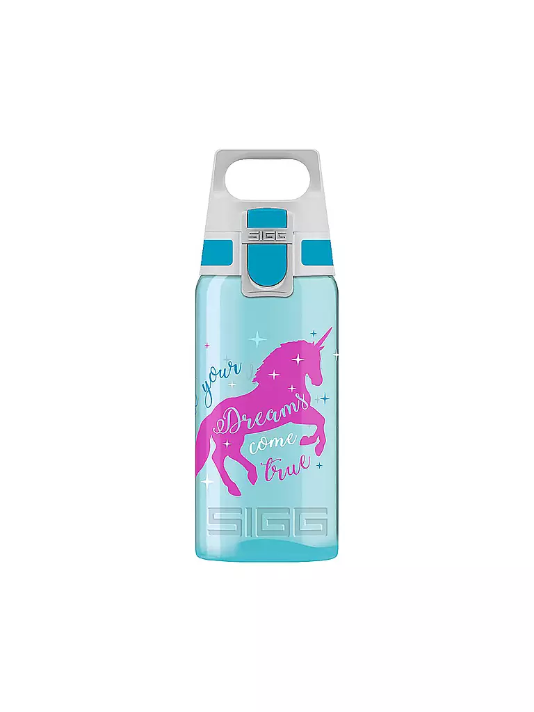 SIGG | Botella de agua para niños Viva One Unicorn 500ml | Turquesa