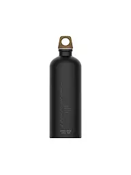 SIGG | Botella de agua Traveller MyPlanet Lighter Plain 1L | Negro