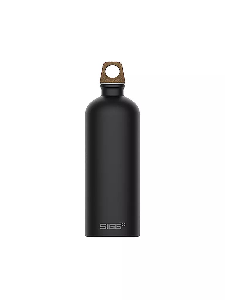 SIGG | Botella de agua Traveller MyPlanet Direction Plain 1L | Negro
