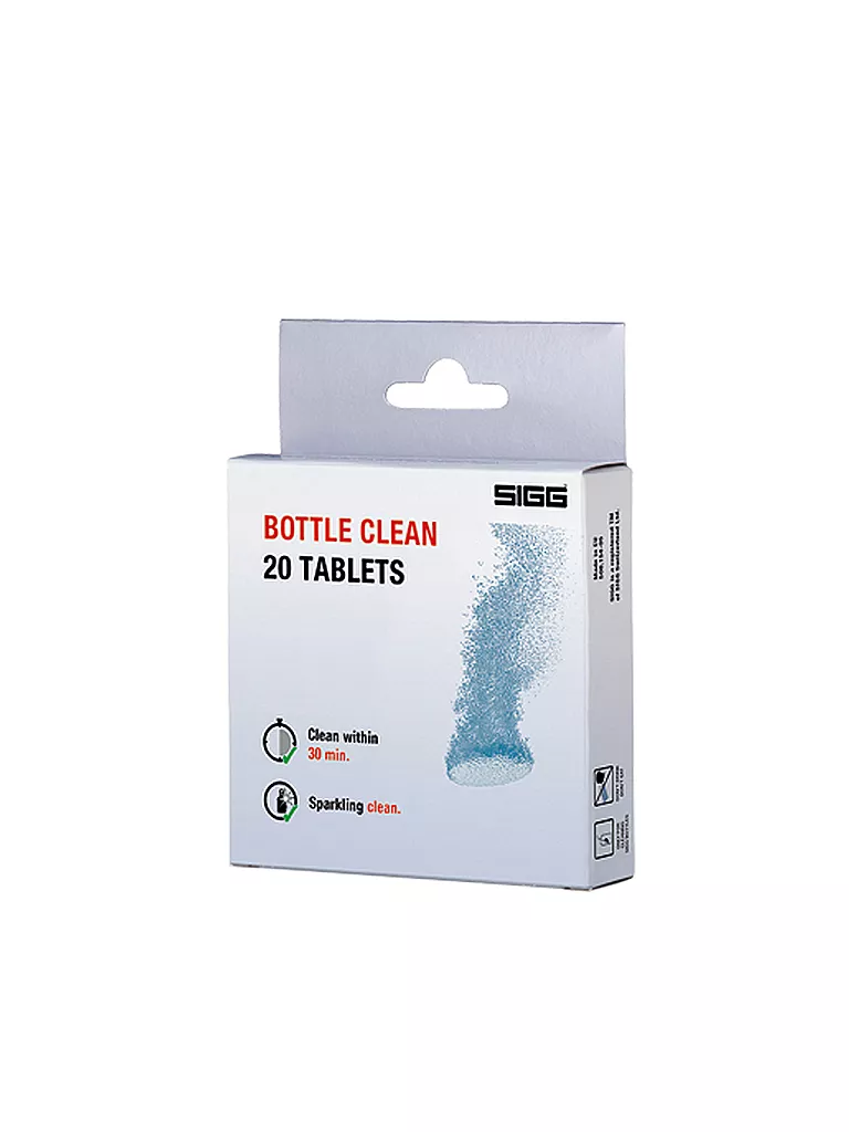 SIGG | Tabletas de limpieza para botellas de agua, 20 unidades | Sin color