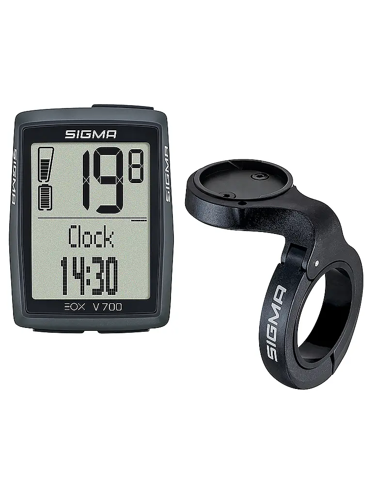 SIGMA | Ciclocomputador para bicicleta eléctrica EOX VIEW 700 Standard | 
