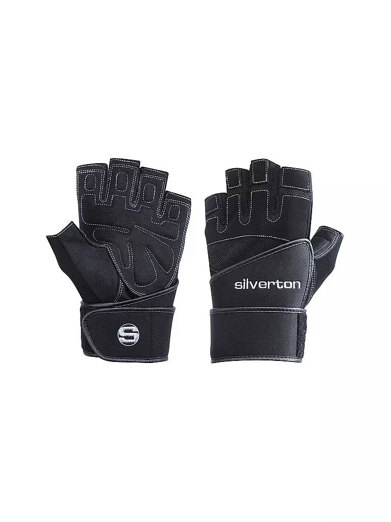 SILVERTON | Guantes de fitness Power Plus | Negro
