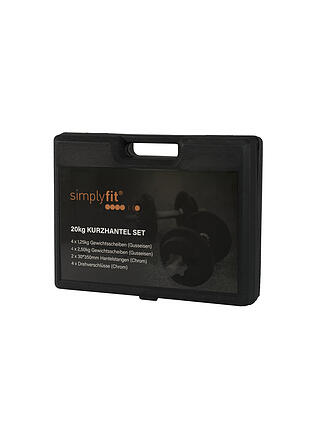SIMPLY FIT | Set de mancuernas de 20 kg