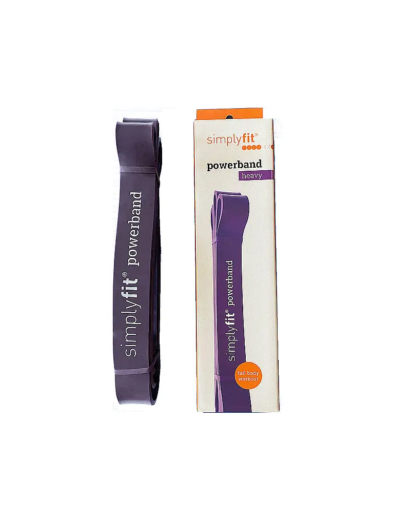 SIMPLY FIT | Banda de entrenamiento Power Band Violeta Fuerte | 