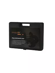SIMPLY FIT | Set de mancuernas de 20 kg | Negro