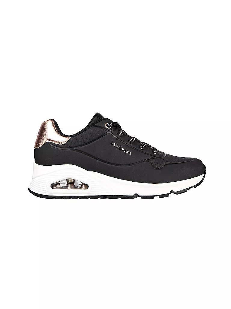 SKECHERS | Zapatillas casual de mujer Uno Shimmer Away | Negro