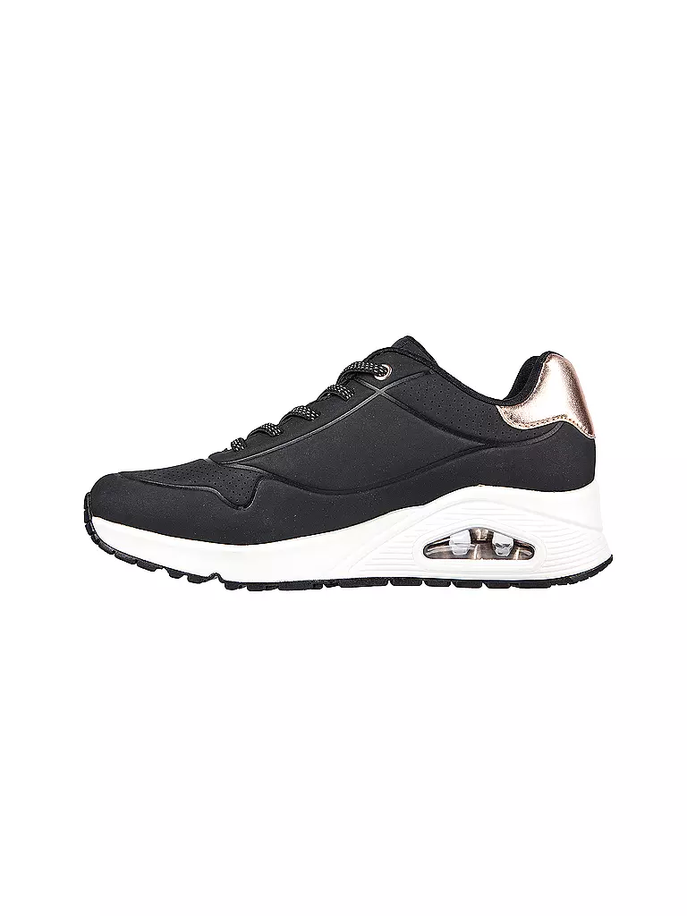 SKECHERS | Zapatillas casual de mujer Uno Shimmer Away | Negro