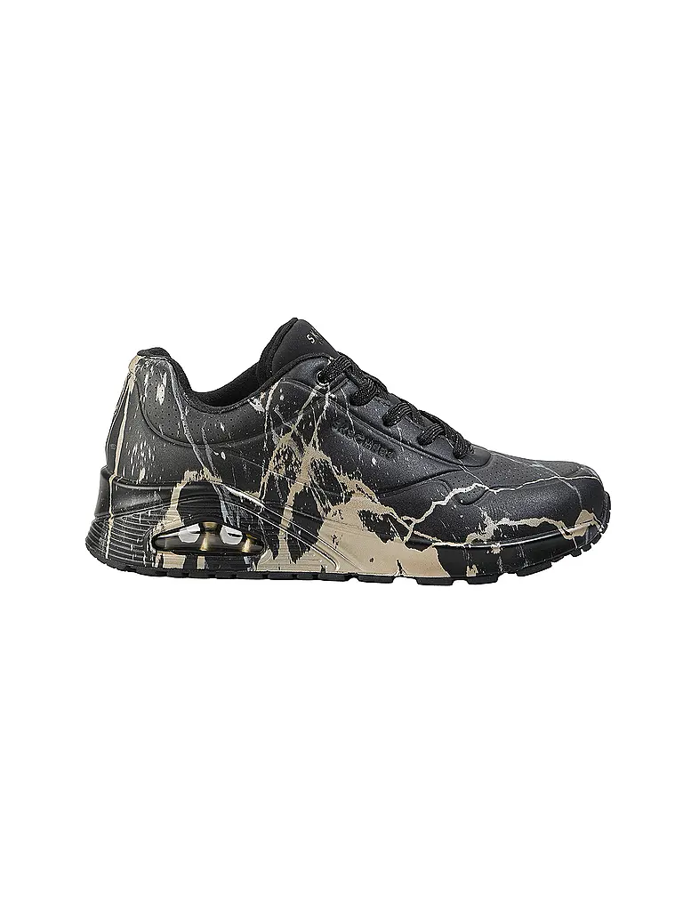 SKECHERS | Zapatillas casual de mujer Uno-Marble Marvel | Negro
