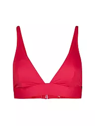 SKINY | Top de bikini triángulo para mujer con almohadillas extraíbles | Coral
