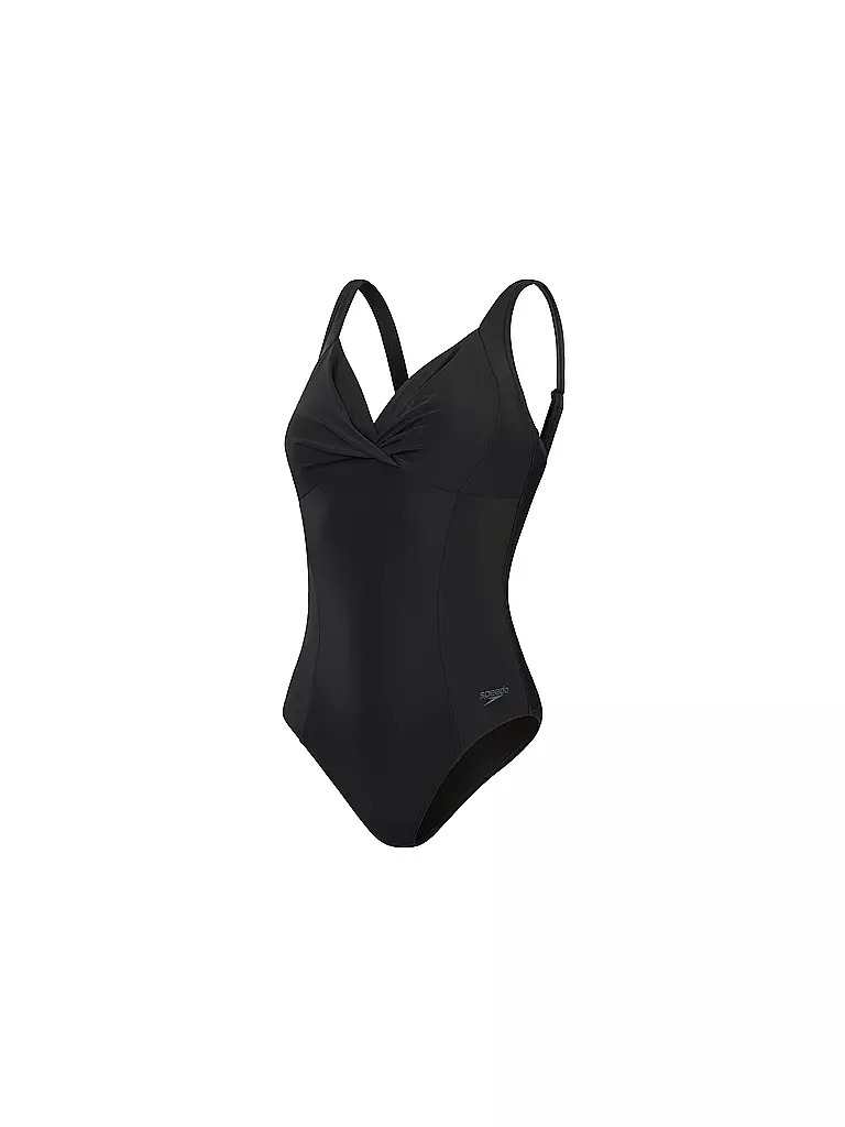 SPEEDO | Bañador modelador con nudo cruzado para mujer | Negro