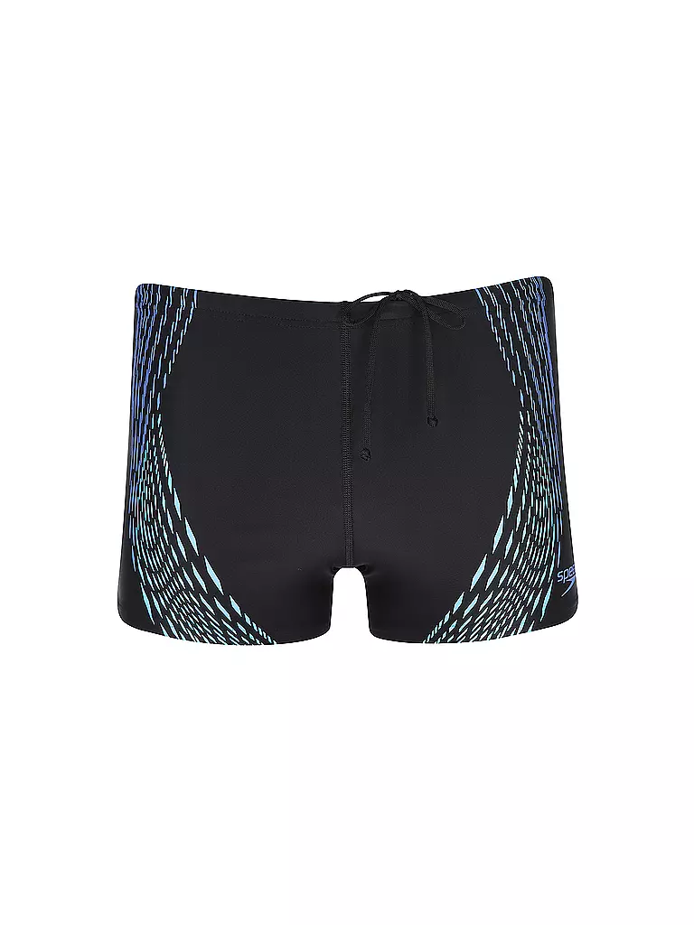 SPEEDO | Bañador tipo bóxer para hombre con estampado de doble logotipo | Negro