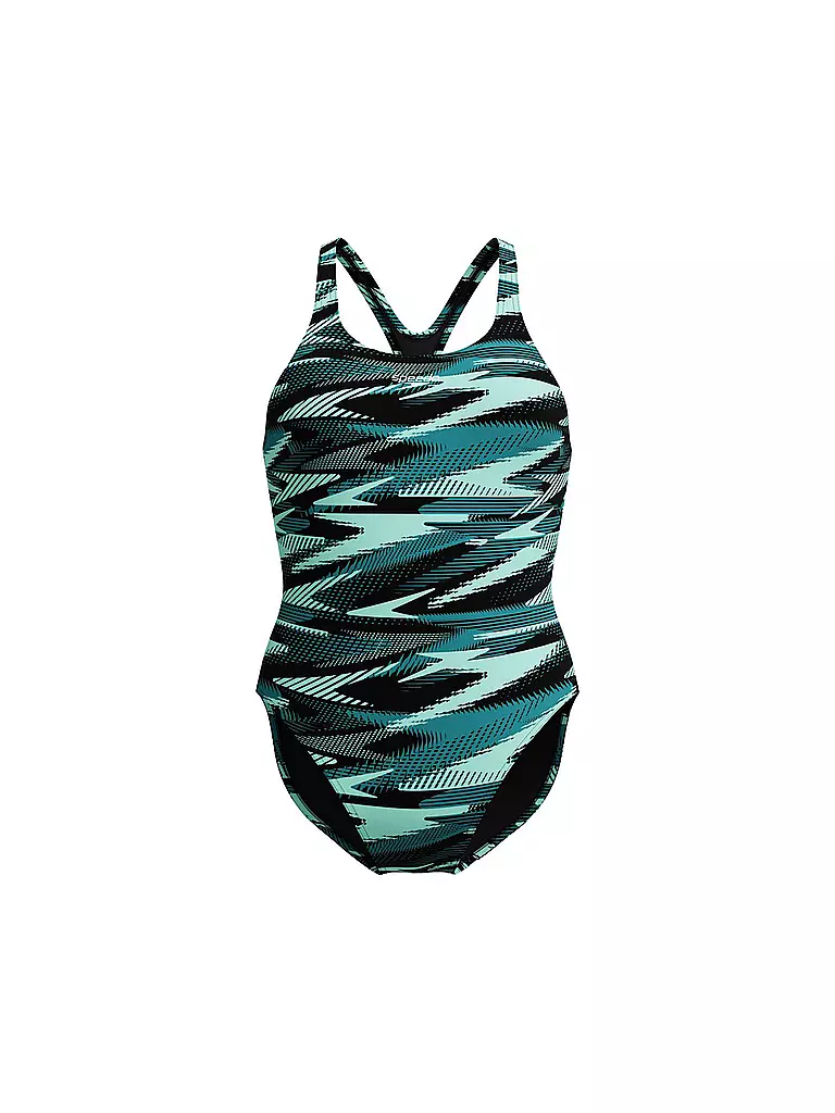 SPEEDO | Badeanzug Hyperboom Allover para mujer | Petróleo
