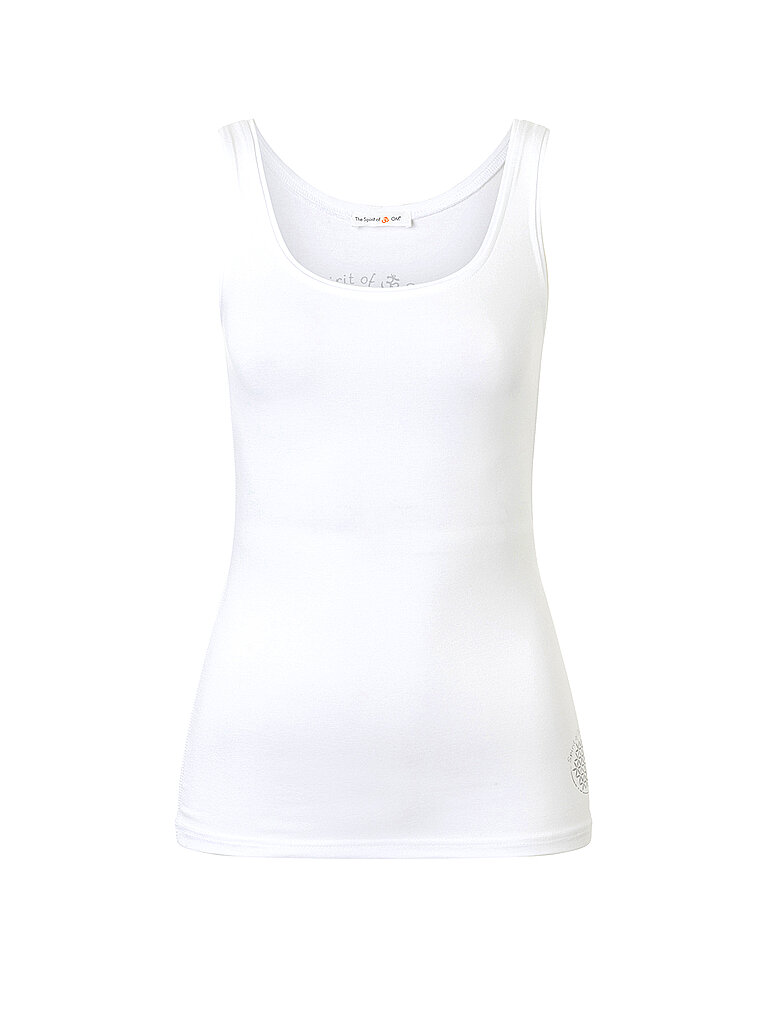 Camiseta de yoga de bambú para mujer blanco S