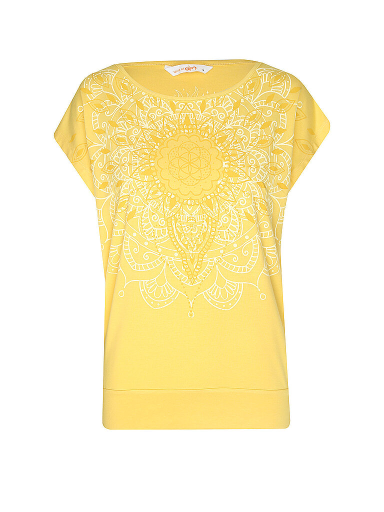 Camiseta de yoga Yamala para mujer amarillo XS