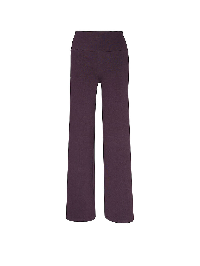 Pantalón de yoga Calana para mujer rojo oscuro XS