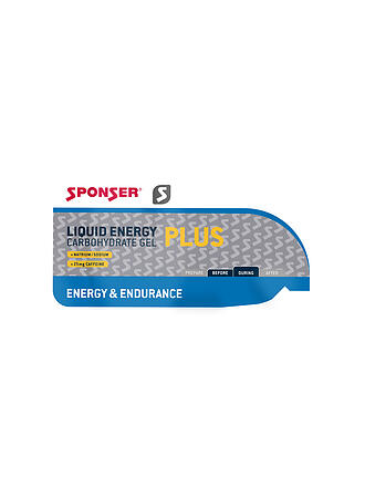 SPONSER | Liquid Energy Plus, con cafeína y taurina, bolsa de 35 g