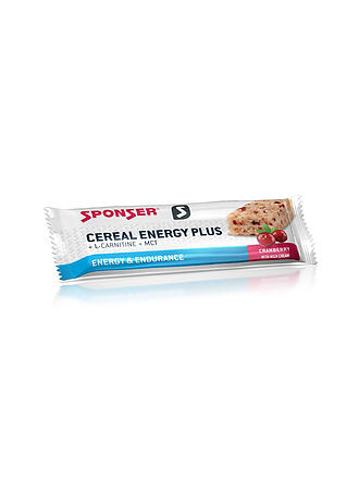 SPONSER | Cereal Energy Plus Cranberry, barrita de 40 g