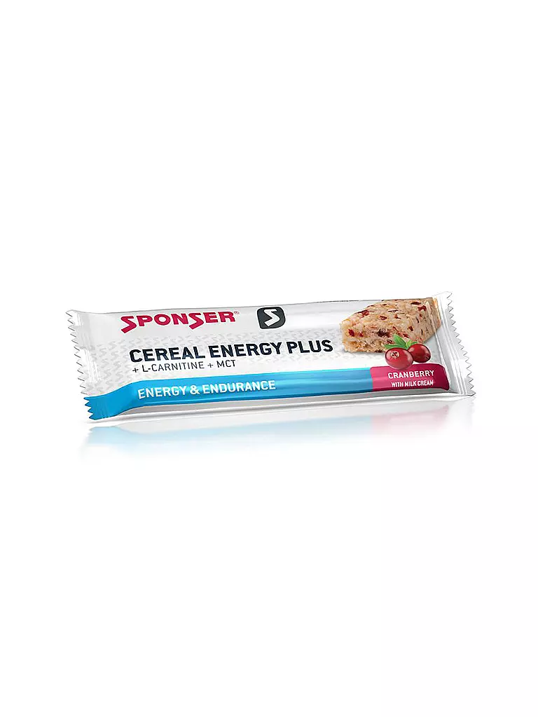 SPONSER | Cereal Energy Plus Cranberry, barrita de 40 g | Multicolor