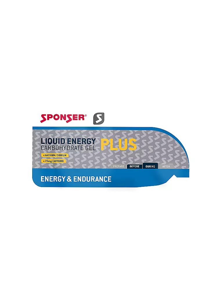 SPONSER | Liquid Energy Plus, con cafeína y taurina, bolsa de 35 g | Multicolor