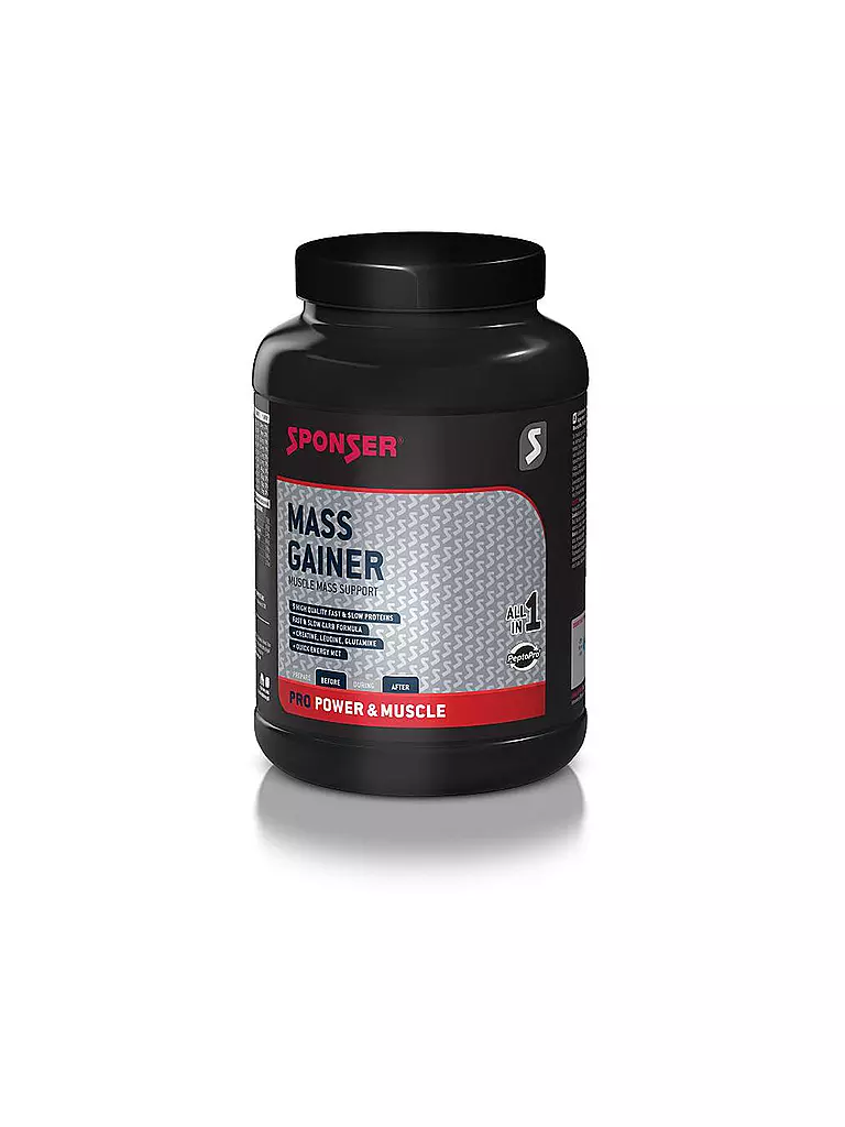 SPONSER | Mass Gainer Vainilla, bote de 1200 g | Multicolor