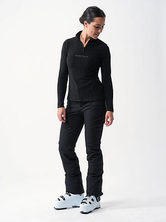 SPORTALM | Camiseta interior con cremallera para mujer de tejido polar fino