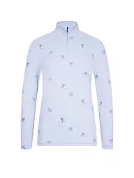 SPORTALM | Camiseta de esquí con cremallera para mujer | Azul claro