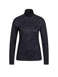 SPORTALM | Camiseta de esquí con cremallera para mujer | Negro