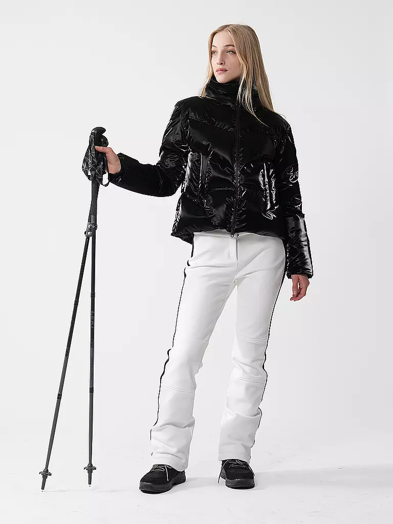 SPORTALM | Chaqueta de esquí acolchada Orlando con cuello para mujer | Negro