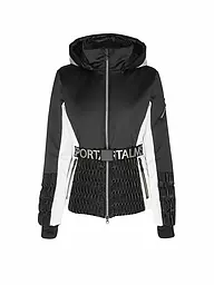 SPORTALM | Chaqueta de esquí con capucha para mujer | Negro