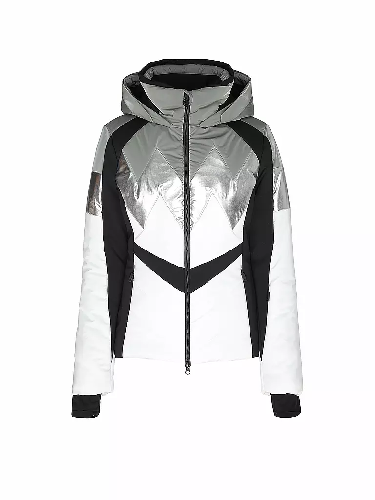 SPORTALM | Chaqueta de esquí con capucha para mujer | Gris