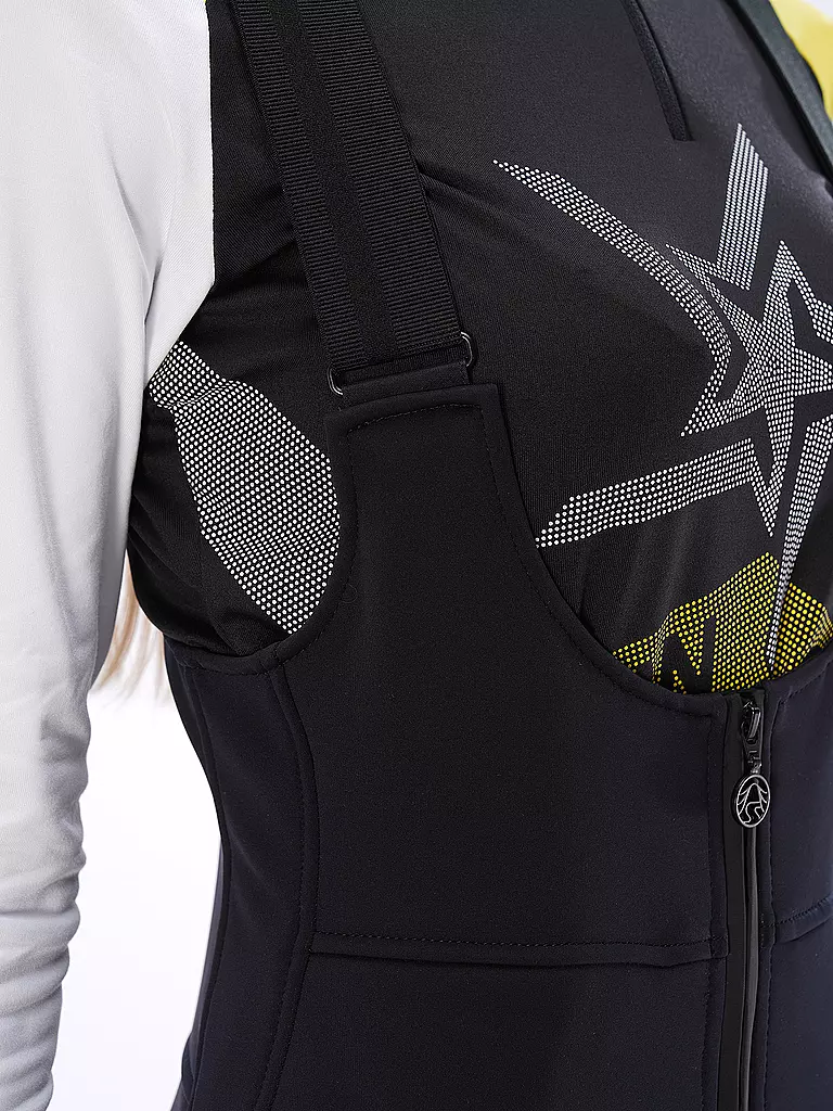 SPORTALM | Damen  Skihose mit verstellbaren Trägern | Negro