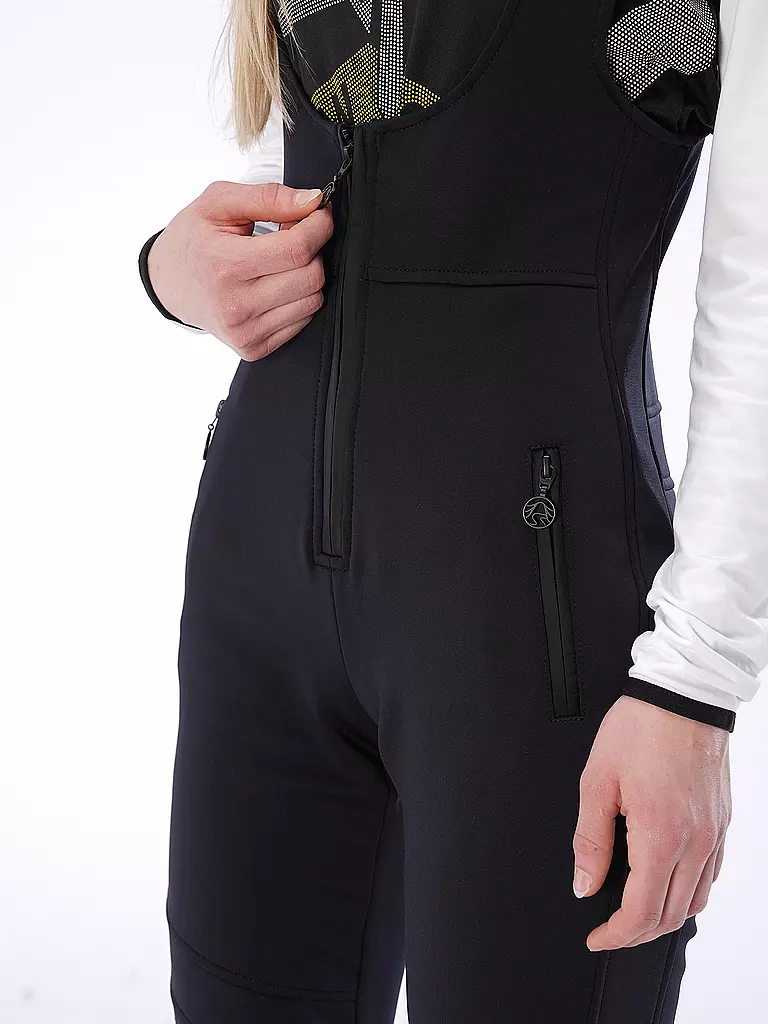 SPORTALM | Damen  Skihose mit verstellbaren Trägern | Negro