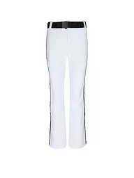 SPORTALM | Damen Ski  Softshell-Hose mit Gürtel | Blanco