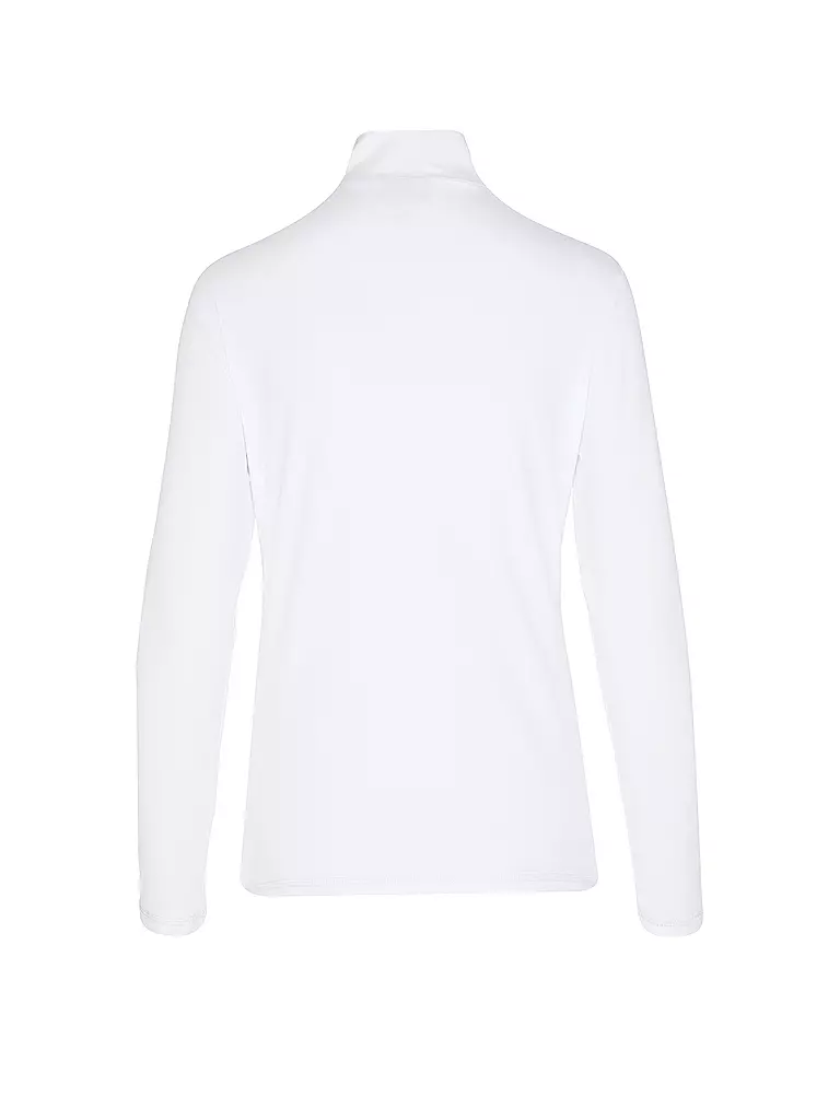 SPORTALM | Damen Unterzieh Zipshirt mit Motiv | Blanco