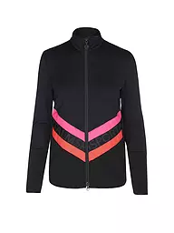 SPORTALM | Damen Unterziehjacke mit Effektstreifen  | Negro