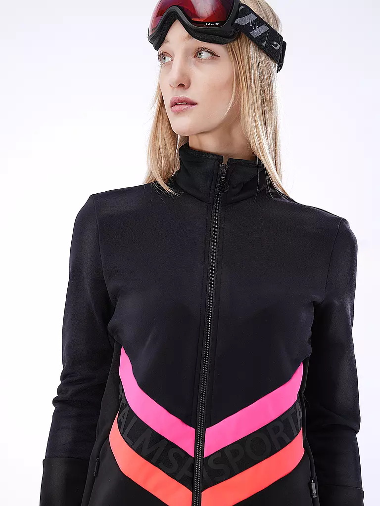 SPORTALM | Damen Unterziehjacke mit Effektstreifen  | Negro