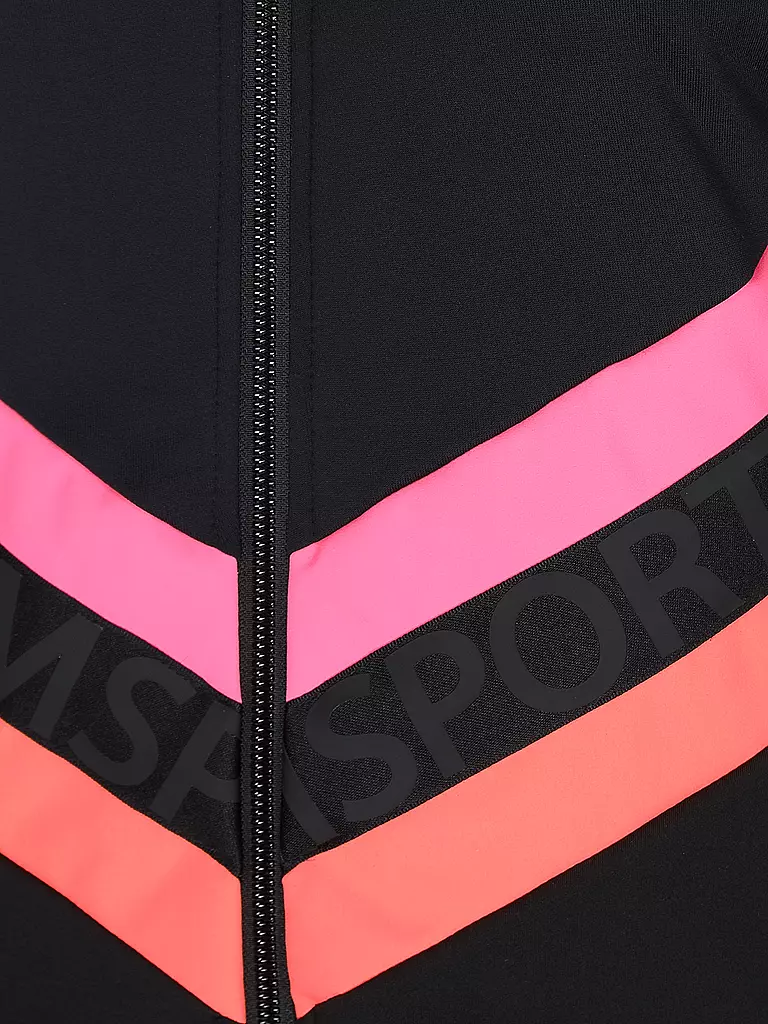 SPORTALM | Damen Unterziehjacke mit Effektstreifen  | Negro