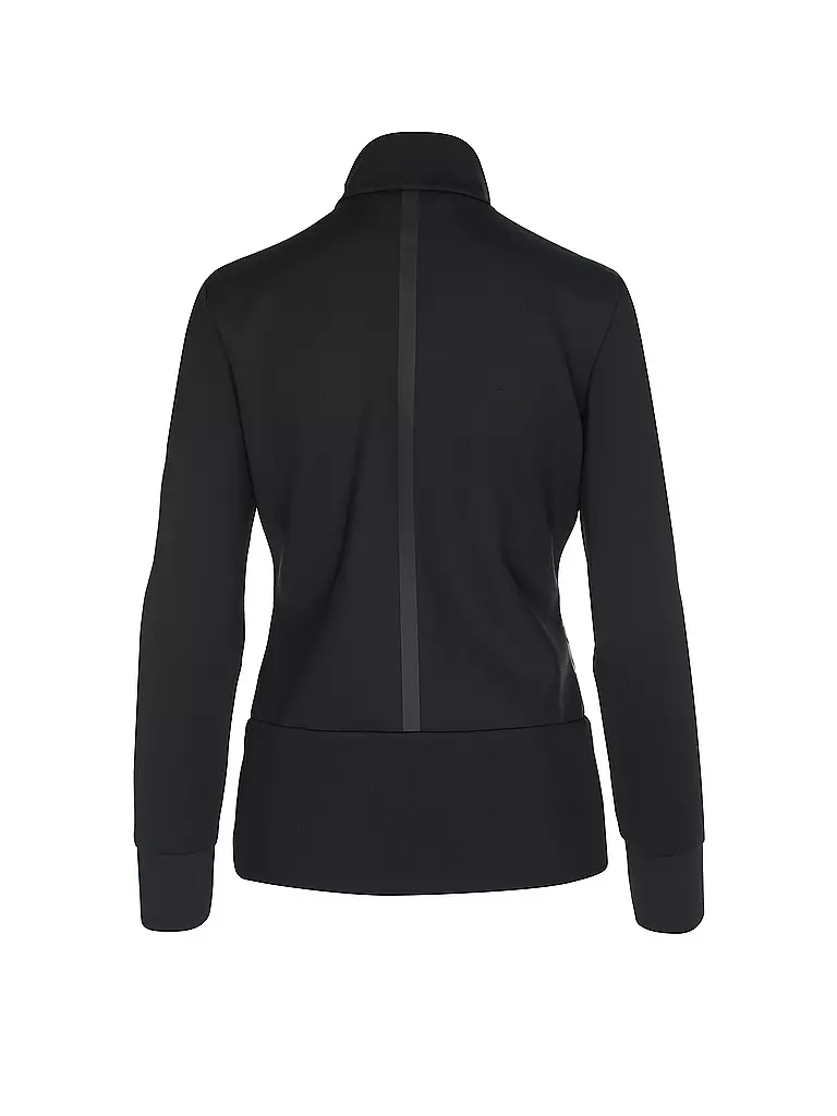 SPORTALM | Damen Unterziehjacke mit Leo-Dessin  | Negro