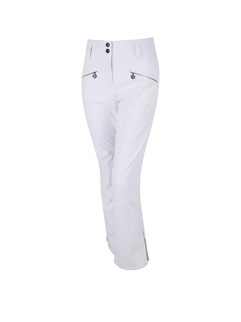 SPORTALM | Pantalón de esquí acolchado para mujer | Blanco