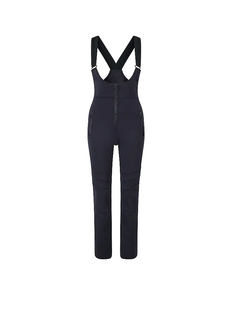 SPORTALM | Pantalón de esquí softshell para mujer con tirantes | Negro