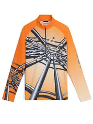 SPYDER | Camiseta interior con cremallera Legacy para hombre | Naranja
