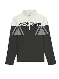 SPYDER | Camiseta interior con cremallera Paramount para hombre | Negro